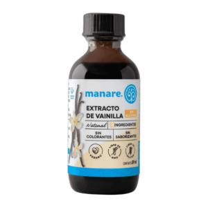 EXTRACTO DE VAINILLA SIN ALCOHOL 59 ML MANARE