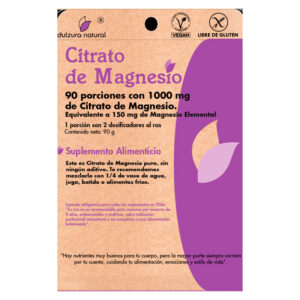 CITRATO DE MAGNESIO 90 porciones  DULZURA NATURAL